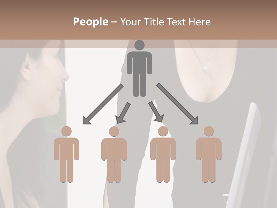 Gruppe Beschreiben Vortrag PowerPoint Template