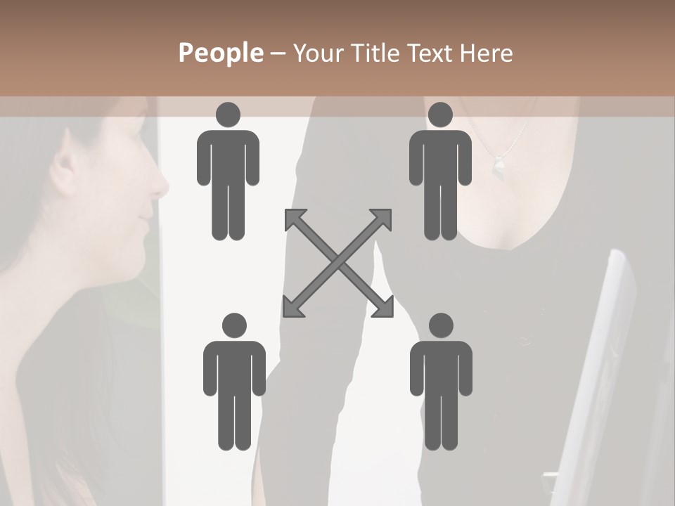 Gruppe Beschreiben Vortrag PowerPoint Template