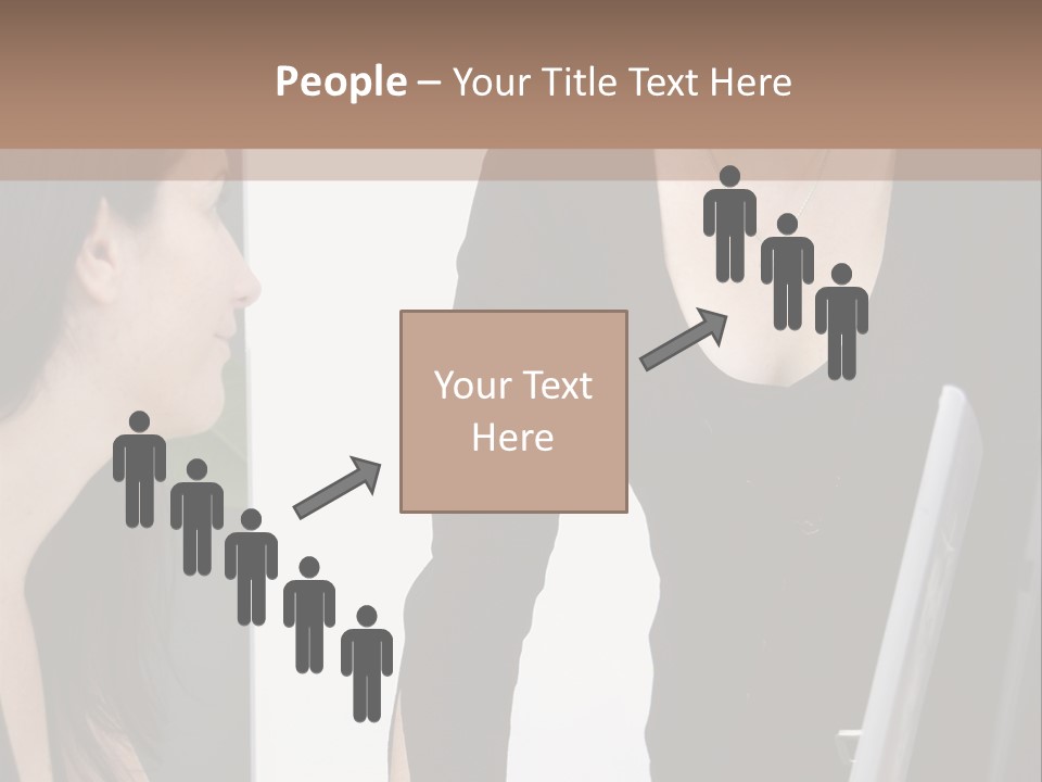 Gruppe Beschreiben Vortrag PowerPoint Template