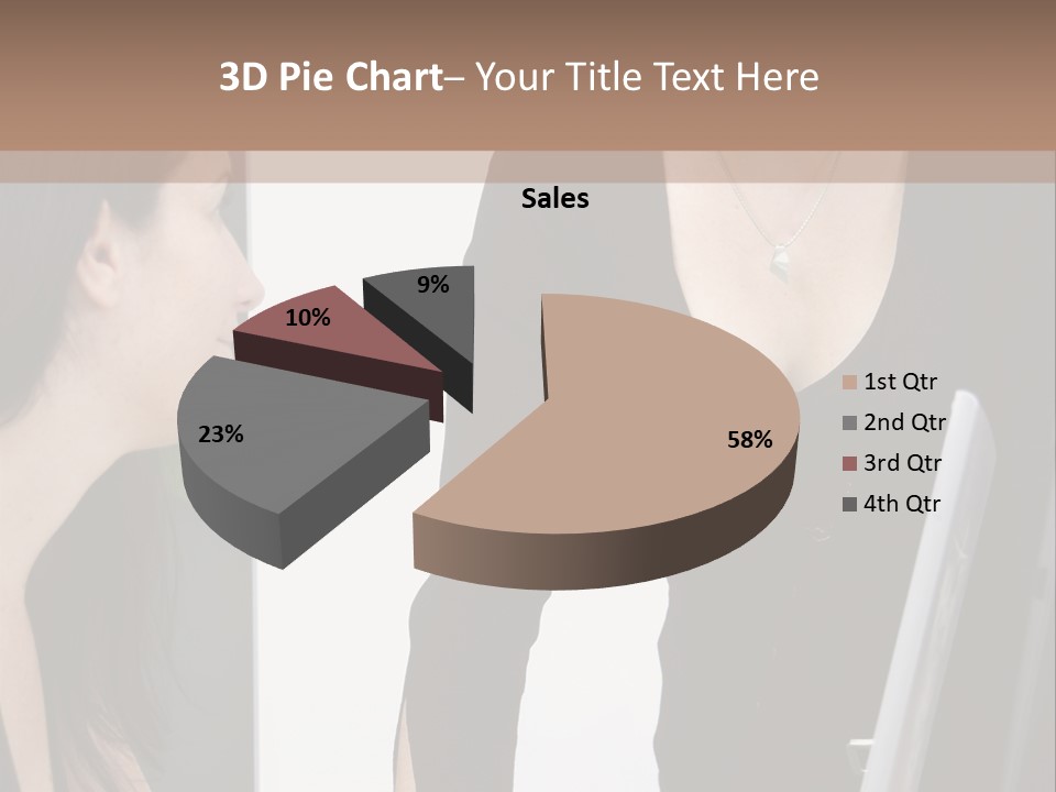 Gruppe Beschreiben Vortrag PowerPoint Template