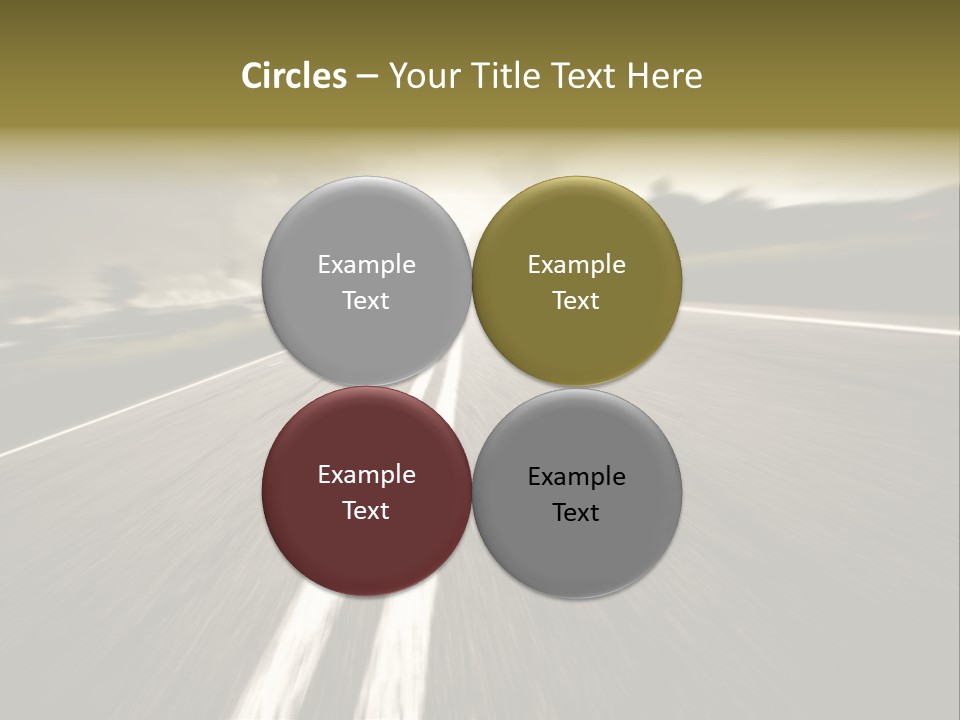 Countryside Model Cloudy PowerPoint Template