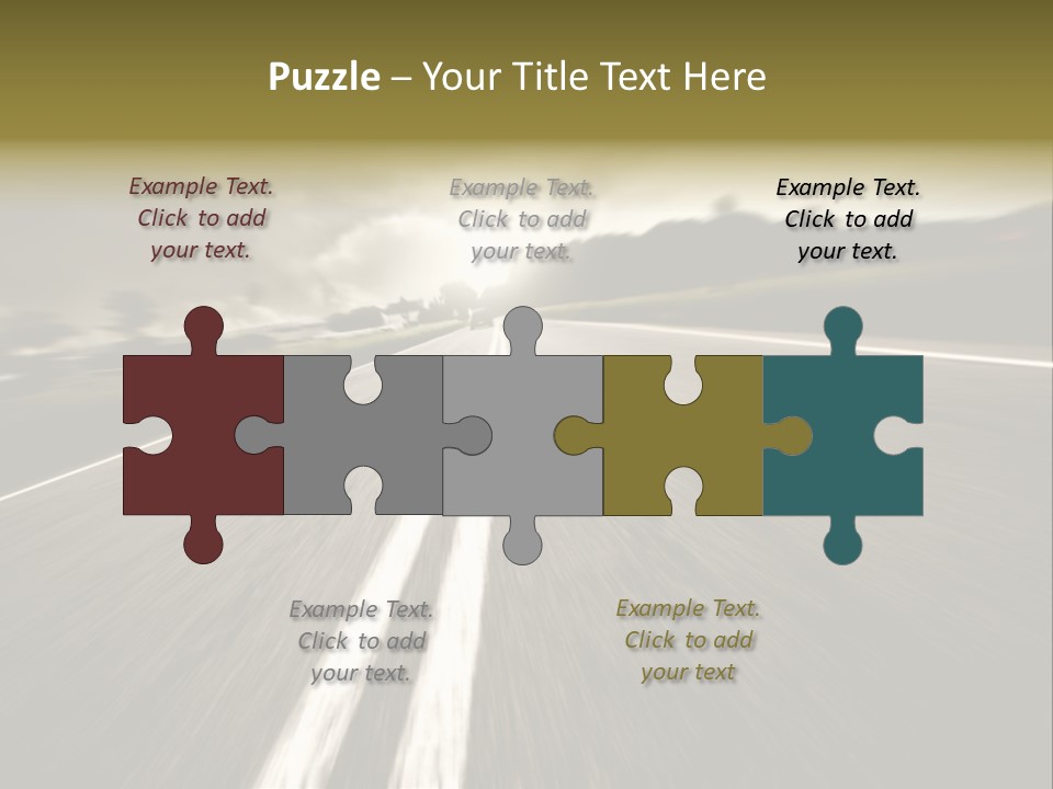 Countryside Model Cloudy PowerPoint Template