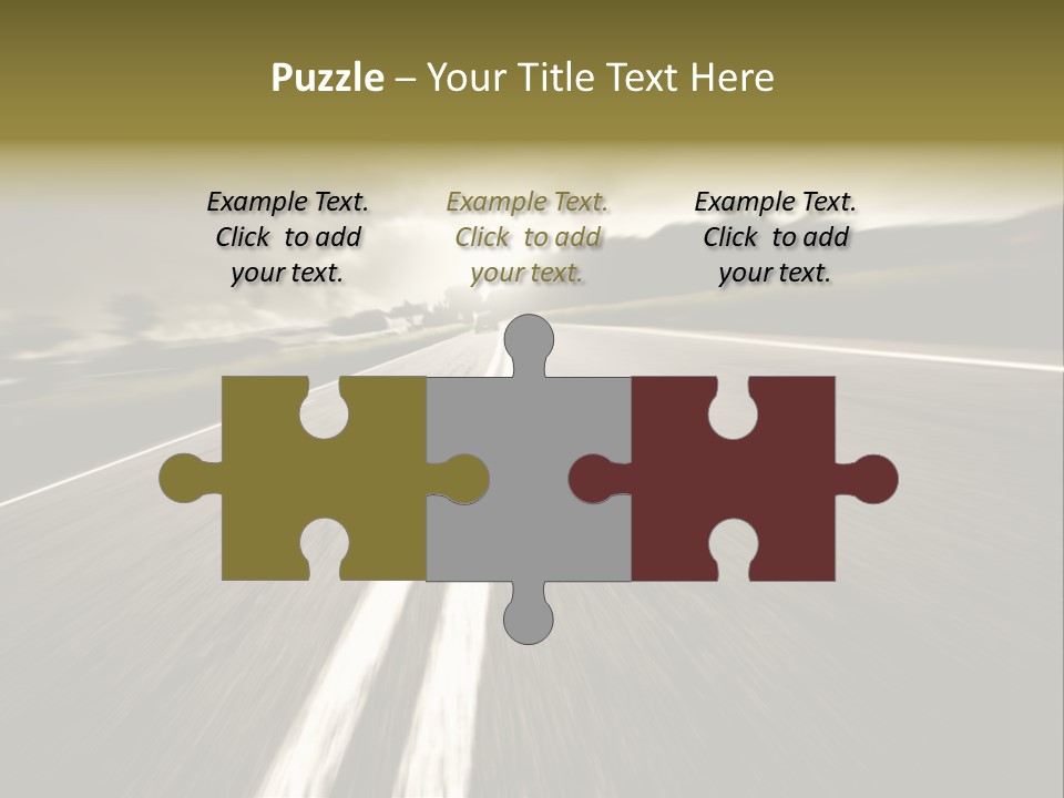 Countryside Model Cloudy PowerPoint Template