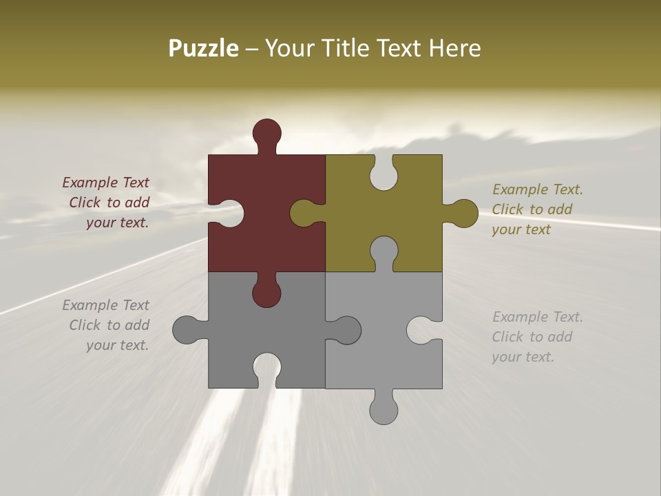 Countryside Model Cloudy PowerPoint Template