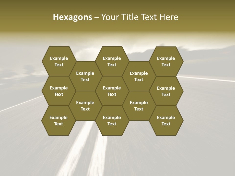 Countryside Model Cloudy PowerPoint Template