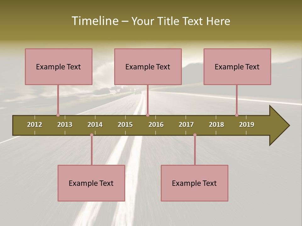 Countryside Model Cloudy PowerPoint Template
