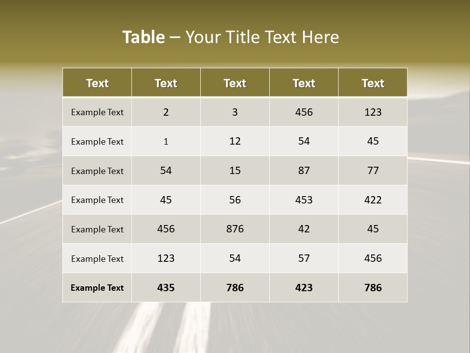Countryside Model Cloudy PowerPoint Template