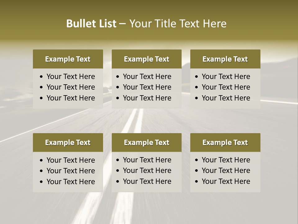 Countryside Model Cloudy PowerPoint Template