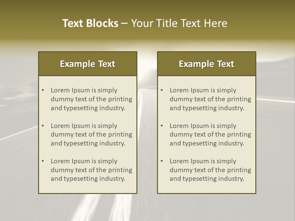 Countryside Model Cloudy PowerPoint Template