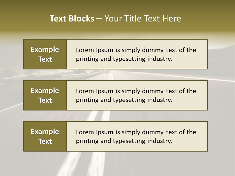 Countryside Model Cloudy PowerPoint Template