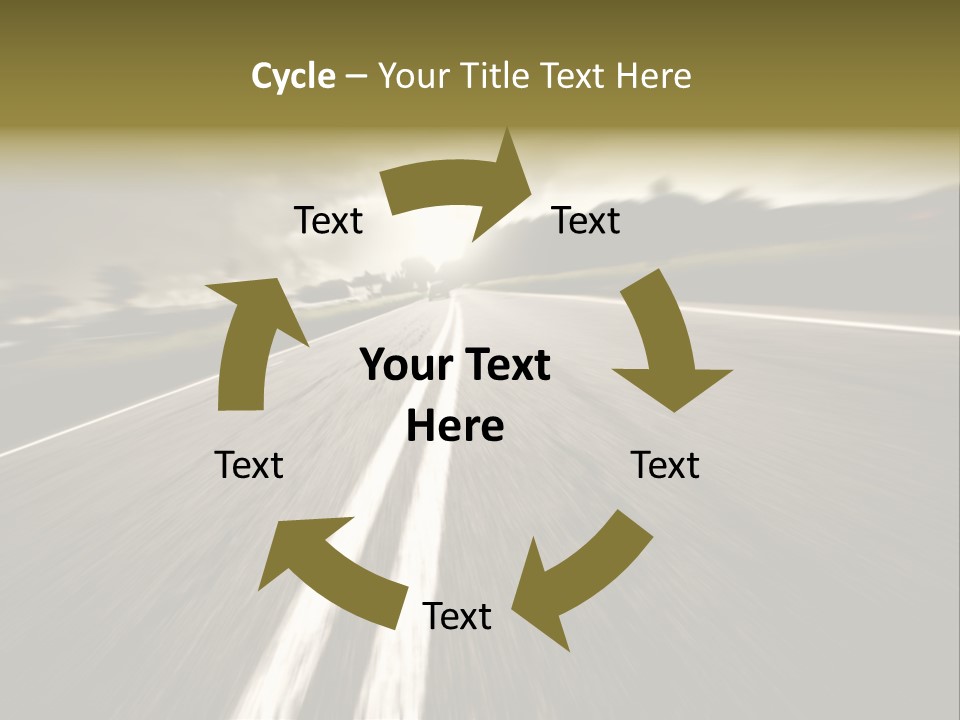 Countryside Model Cloudy PowerPoint Template