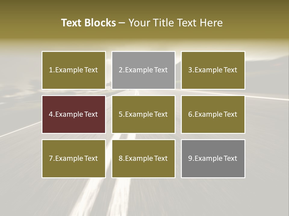 Countryside Model Cloudy PowerPoint Template