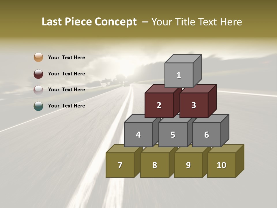 Countryside Model Cloudy PowerPoint Template
