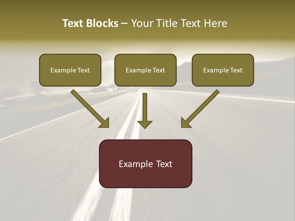 Countryside Model Cloudy PowerPoint Template