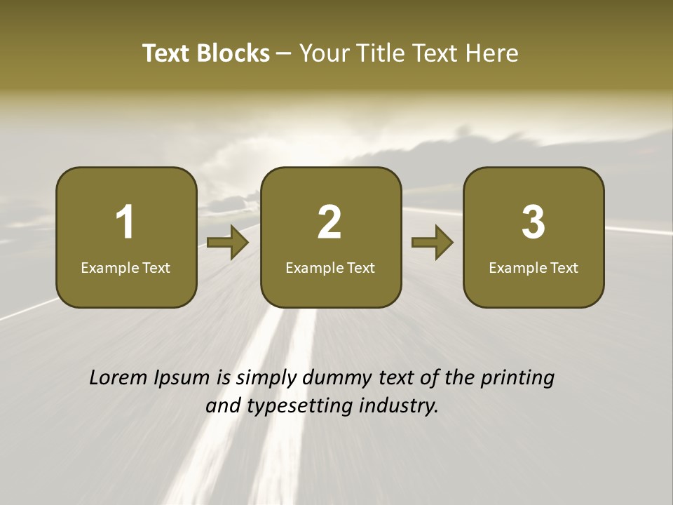 Countryside Model Cloudy PowerPoint Template