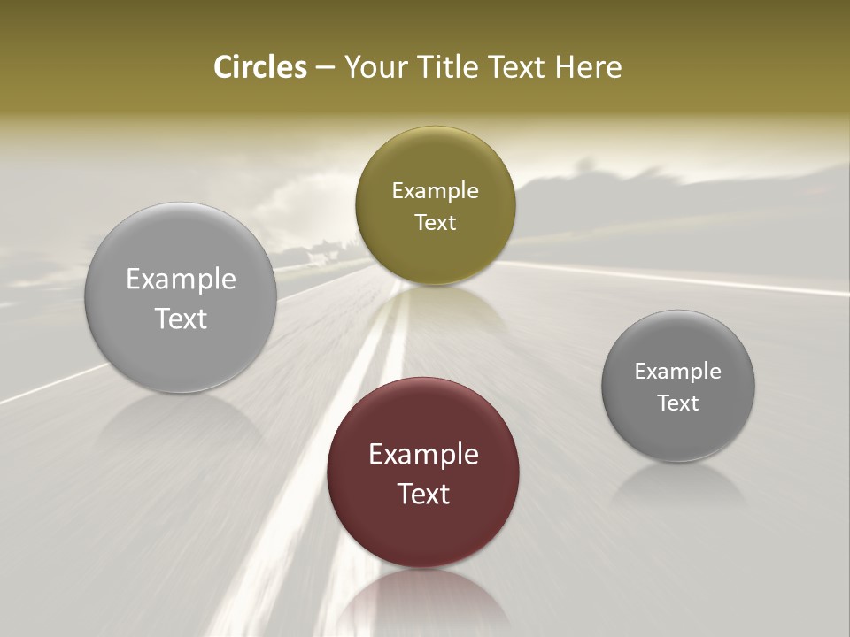 Countryside Model Cloudy PowerPoint Template