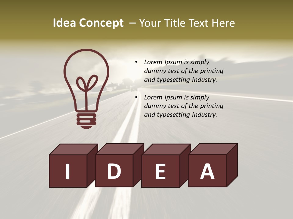 Countryside Model Cloudy PowerPoint Template