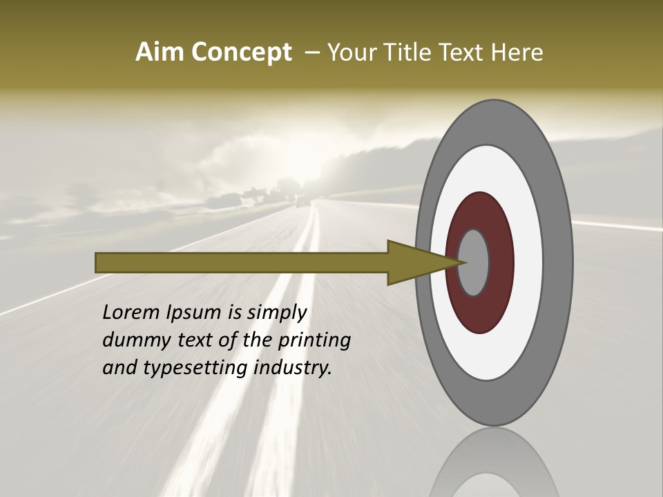 Countryside Model Cloudy PowerPoint Template