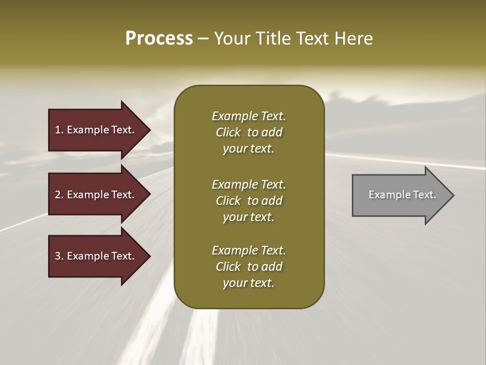 Countryside Model Cloudy PowerPoint Template