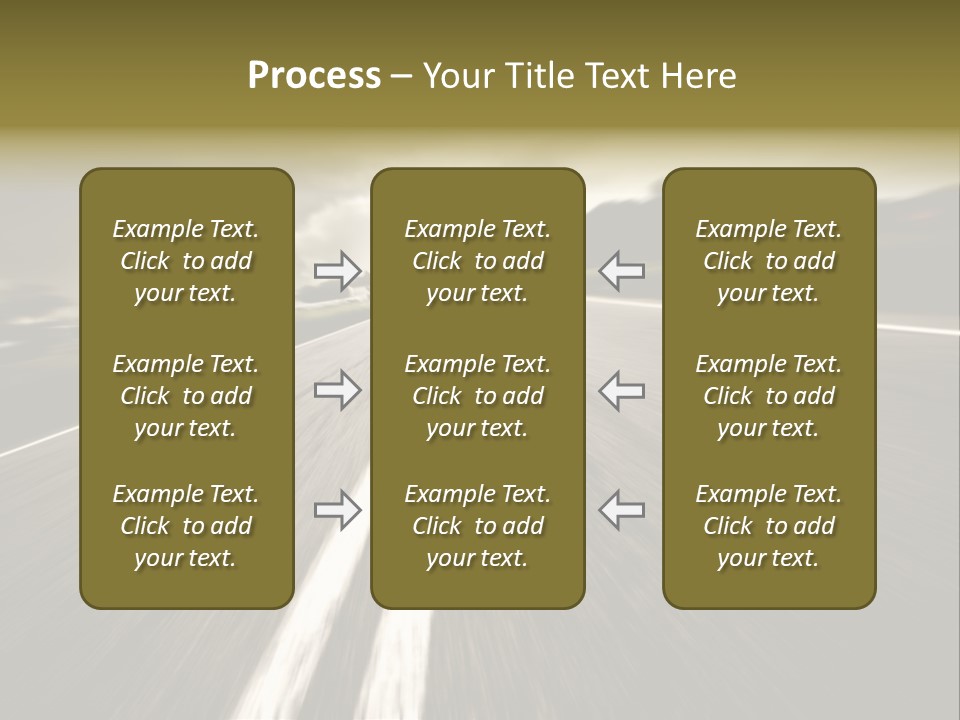 Countryside Model Cloudy PowerPoint Template