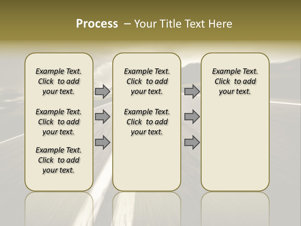 Countryside Model Cloudy PowerPoint Template