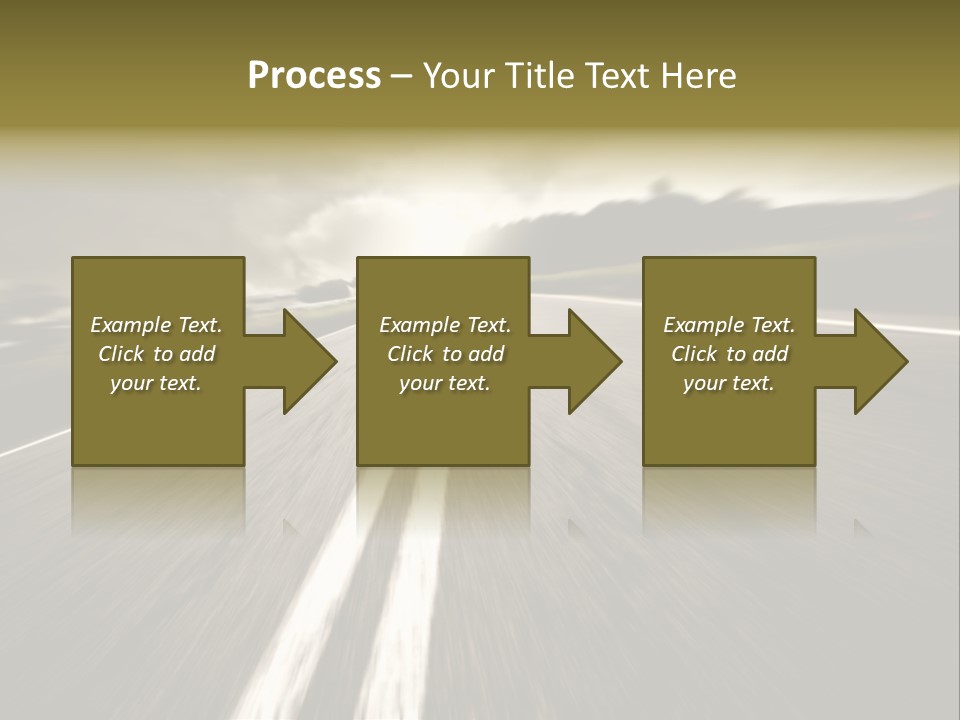 Countryside Model Cloudy PowerPoint Template