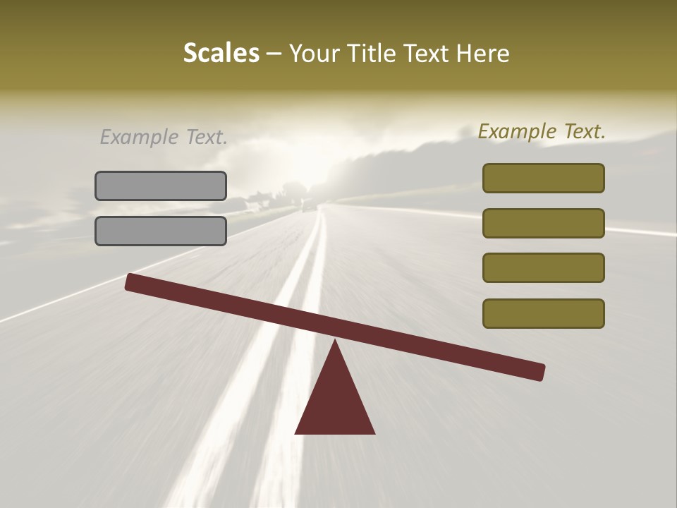 Countryside Model Cloudy PowerPoint Template