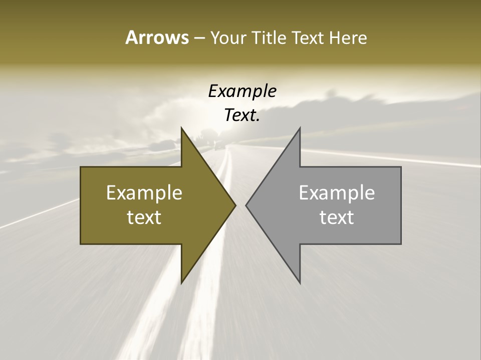 Countryside Model Cloudy PowerPoint Template