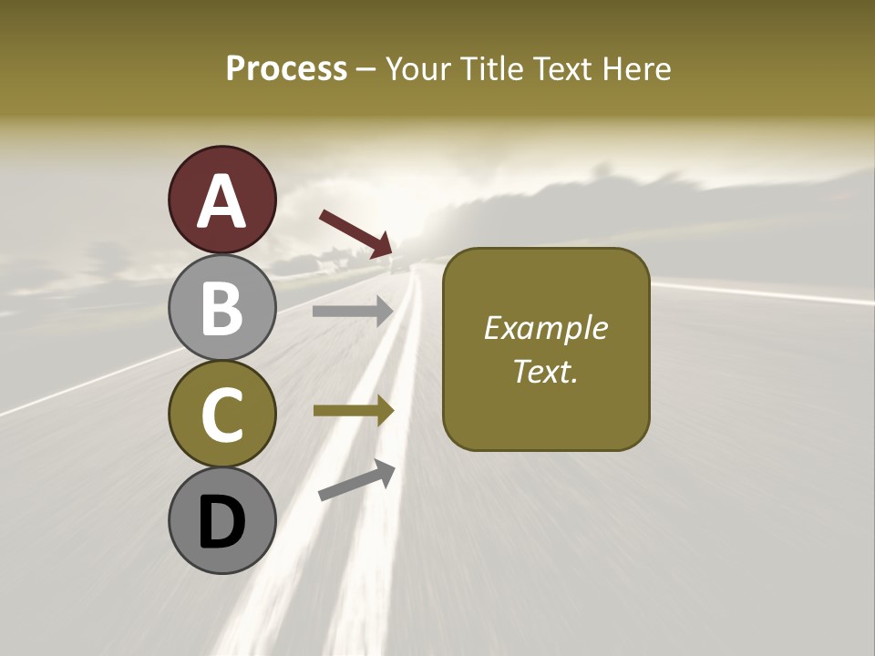 Countryside Model Cloudy PowerPoint Template