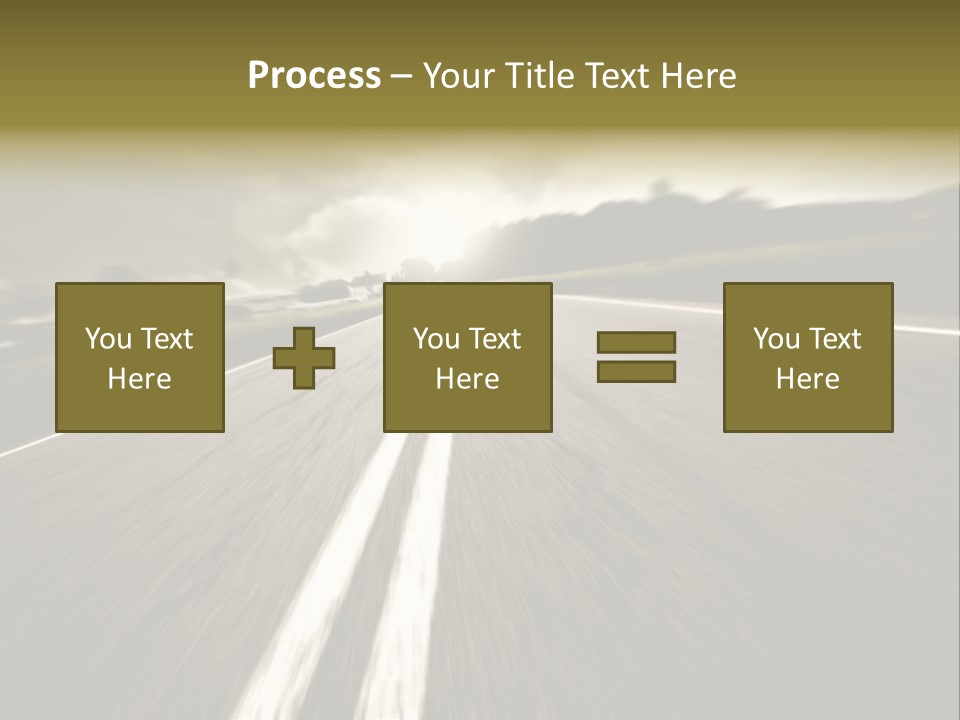 Countryside Model Cloudy PowerPoint Template