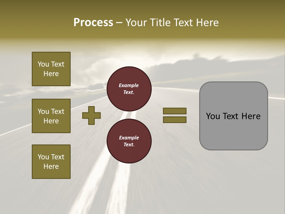 Countryside Model Cloudy PowerPoint Template