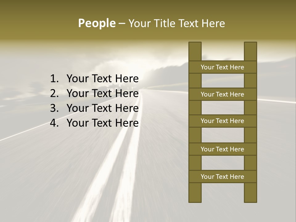 Countryside Model Cloudy PowerPoint Template