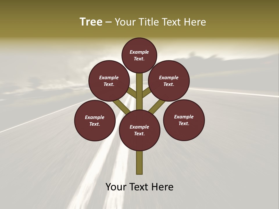 Countryside Model Cloudy PowerPoint Template