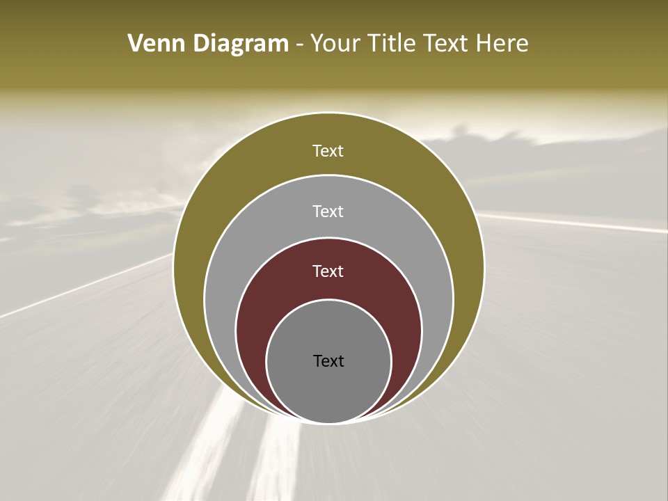 Countryside Model Cloudy PowerPoint Template
