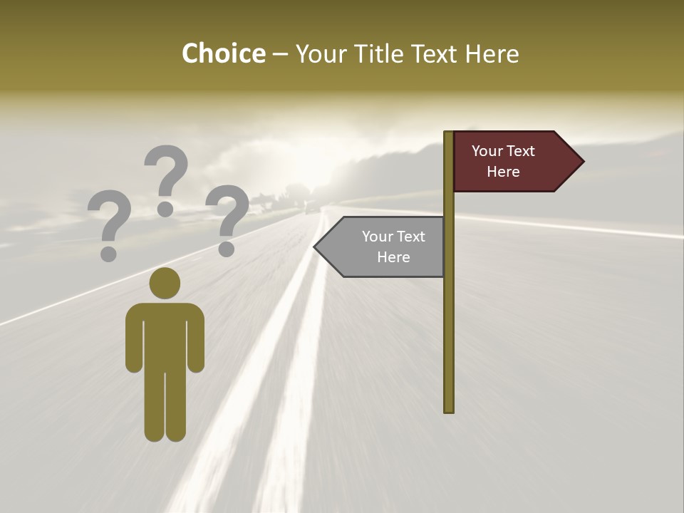 Countryside Model Cloudy PowerPoint Template