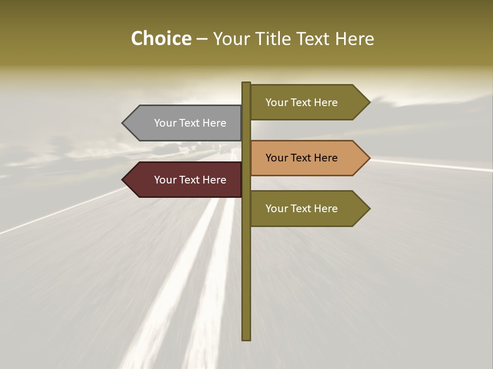 Countryside Model Cloudy PowerPoint Template