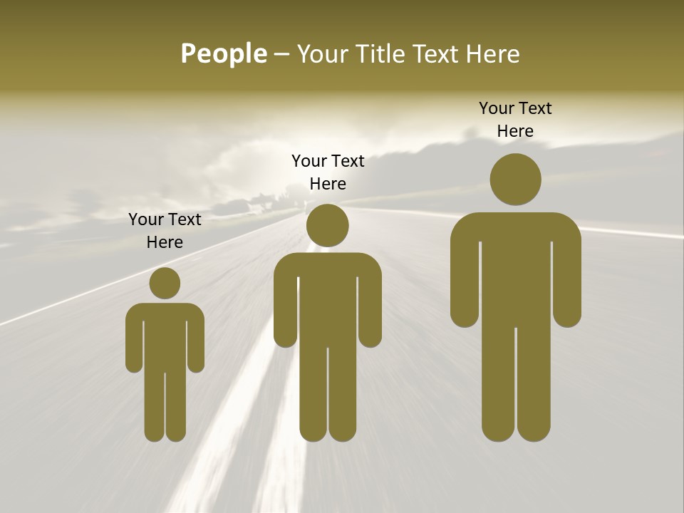 Countryside Model Cloudy PowerPoint Template