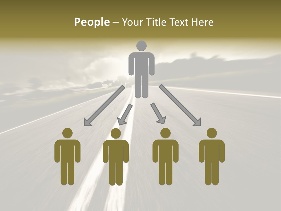 Countryside Model Cloudy PowerPoint Template