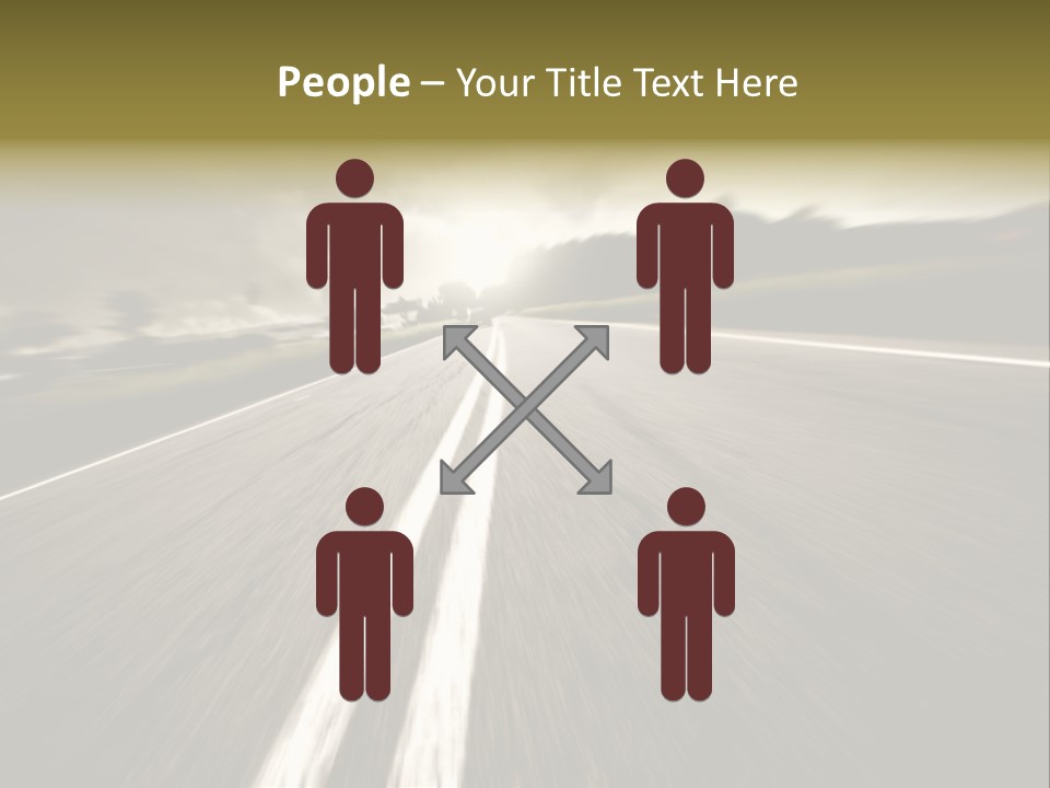 Countryside Model Cloudy PowerPoint Template