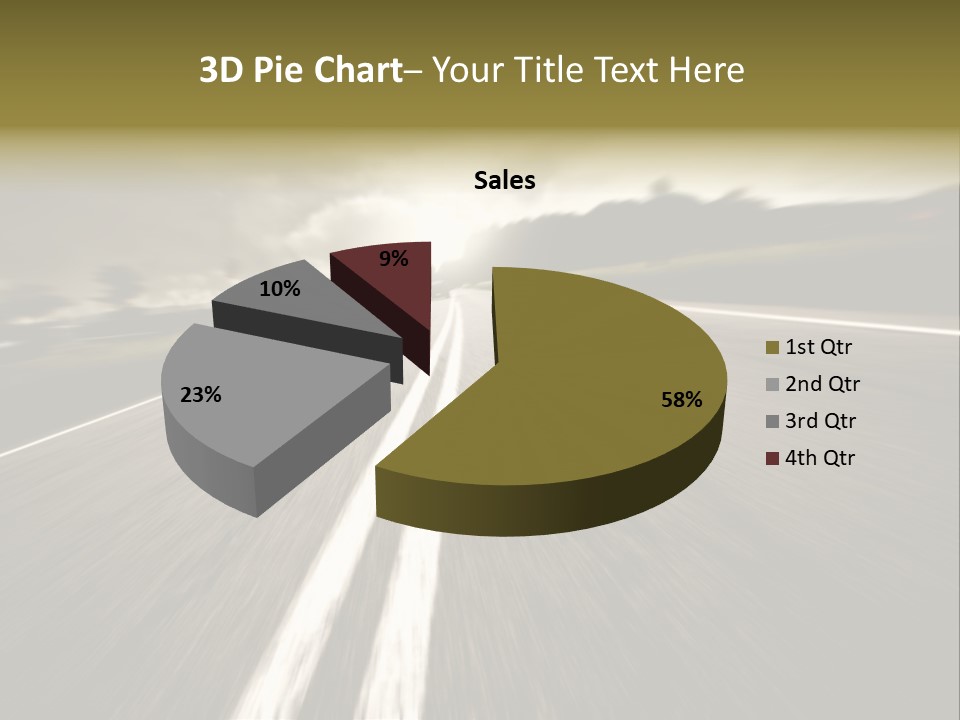 Countryside Model Cloudy PowerPoint Template