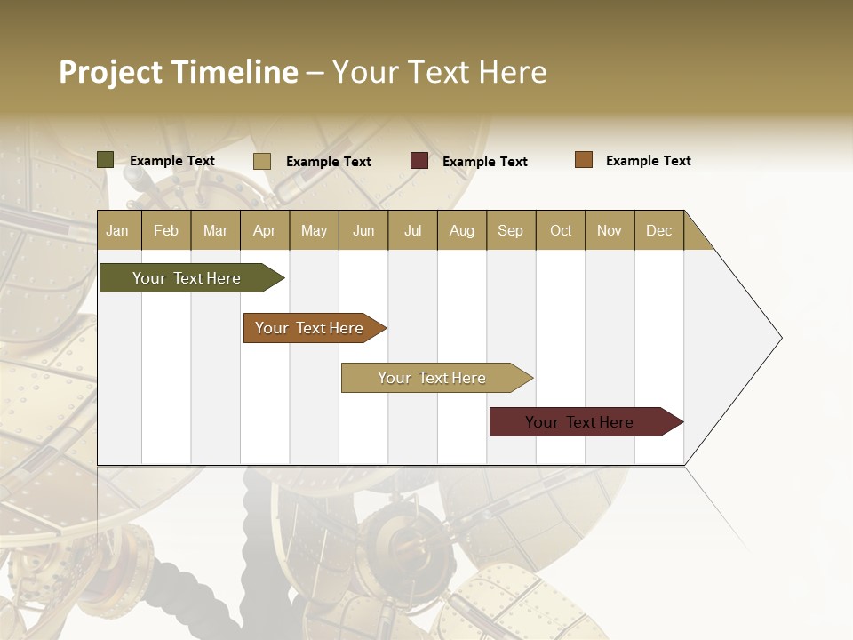 Robot Flower Technical PowerPoint Template