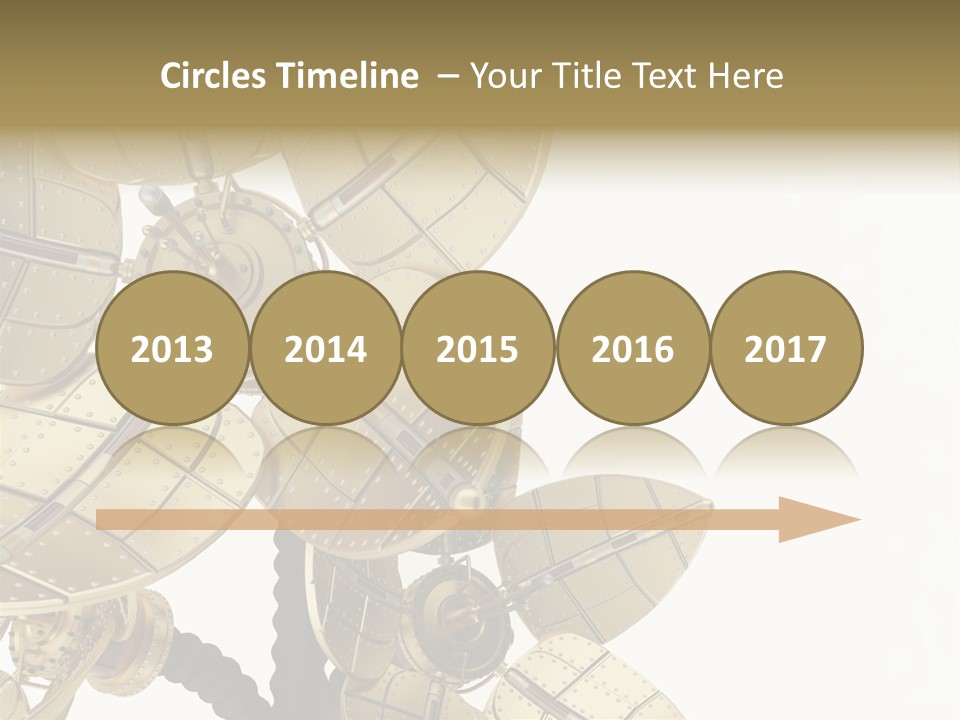 Robot Flower Technical PowerPoint Template