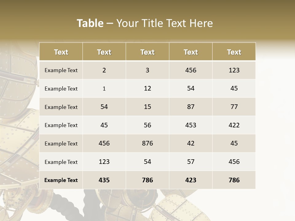 Robot Flower Technical PowerPoint Template
