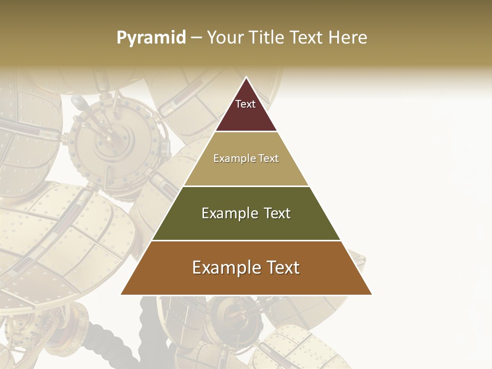 Robot Flower Technical PowerPoint Template