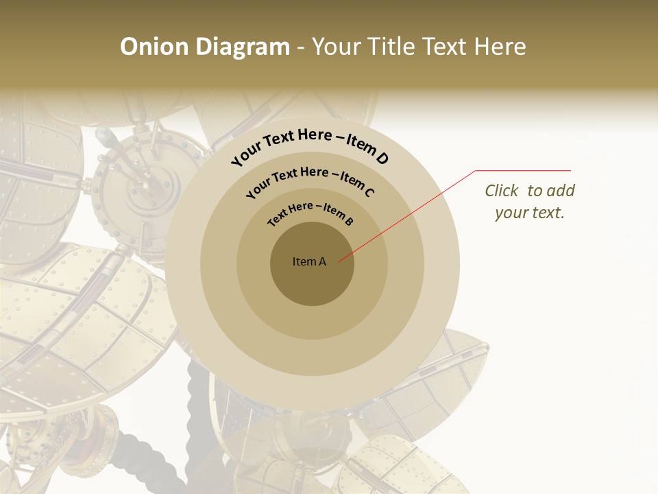 Robot Flower Technical PowerPoint Template