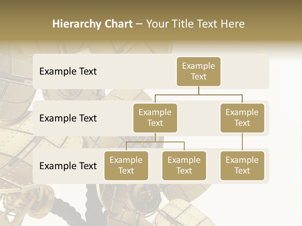 Robot Flower Technical PowerPoint Template