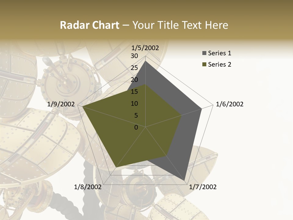 Robot Flower Technical PowerPoint Template