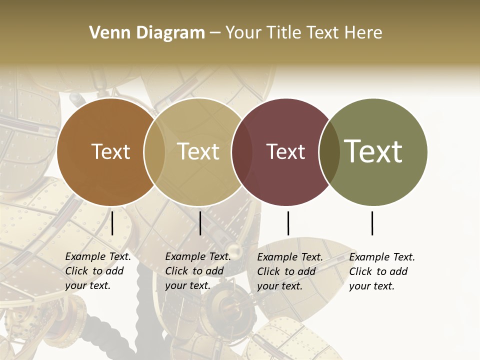 Robot Flower Technical PowerPoint Template