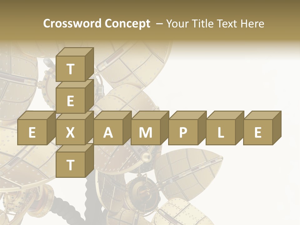 Robot Flower Technical PowerPoint Template