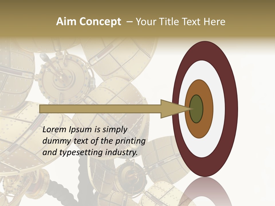 Robot Flower Technical PowerPoint Template